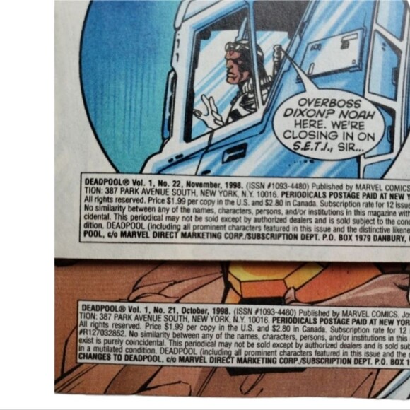 DEADPOOL Comics #21 & #22 (1998) (x2) - Picture 4 of 6